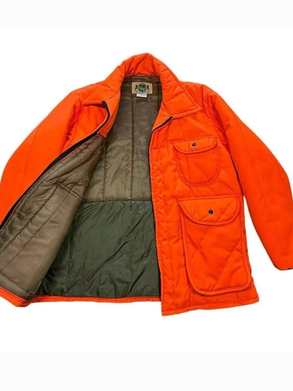 Vintage Ideal 1990s Orange Hunting Jacket XL